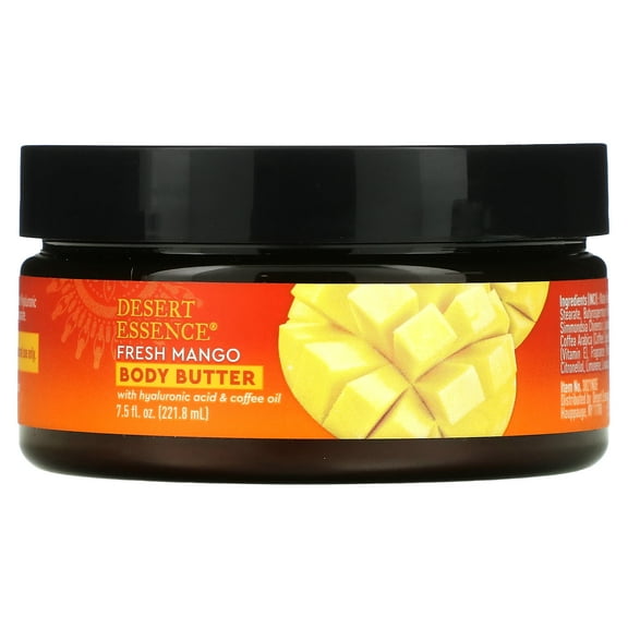 Desert Essence Body Butter, Fresh Mango, 7.5 fl oz (221.8 ml)