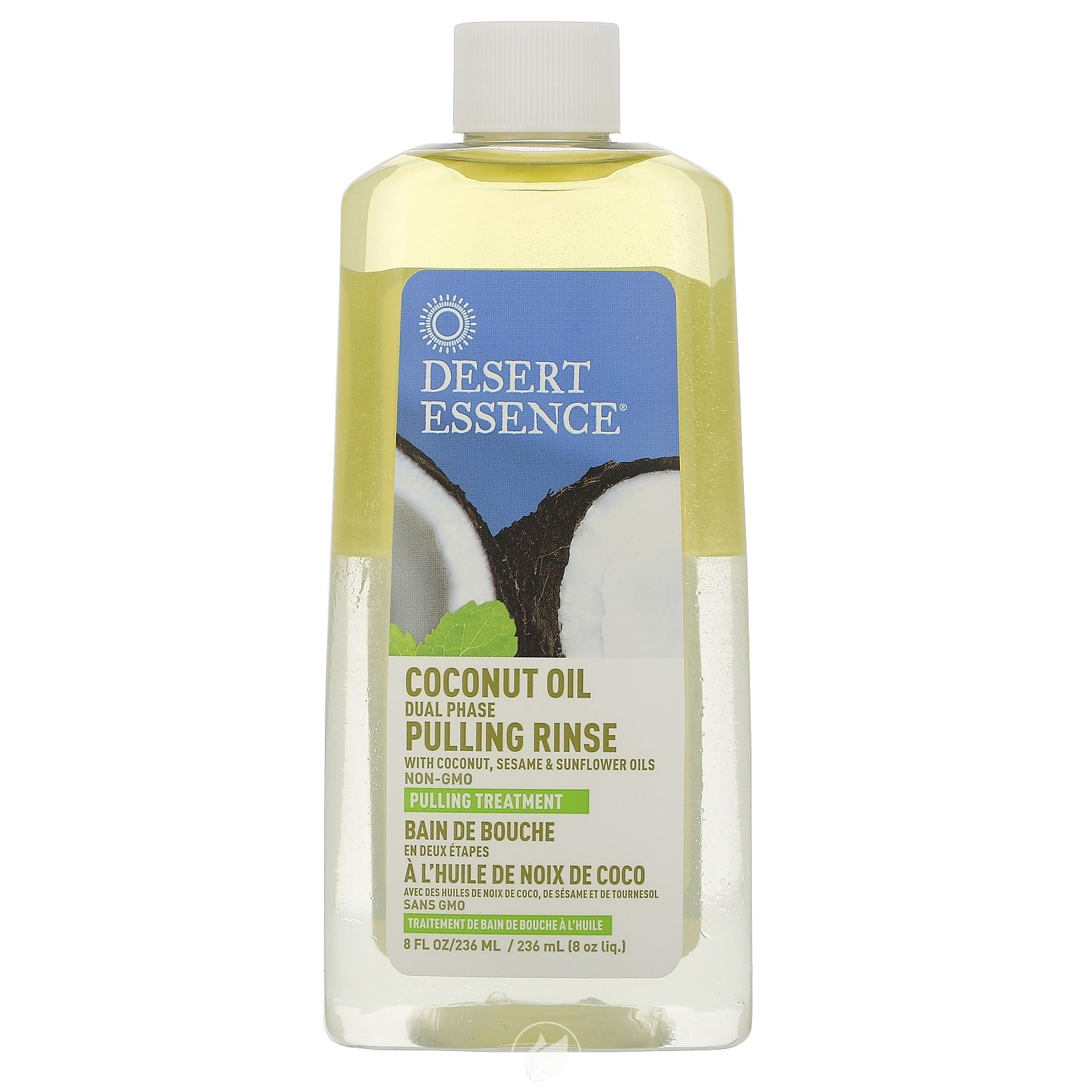 Desert Essence Coconut Oil Pulling Rinse 8oz