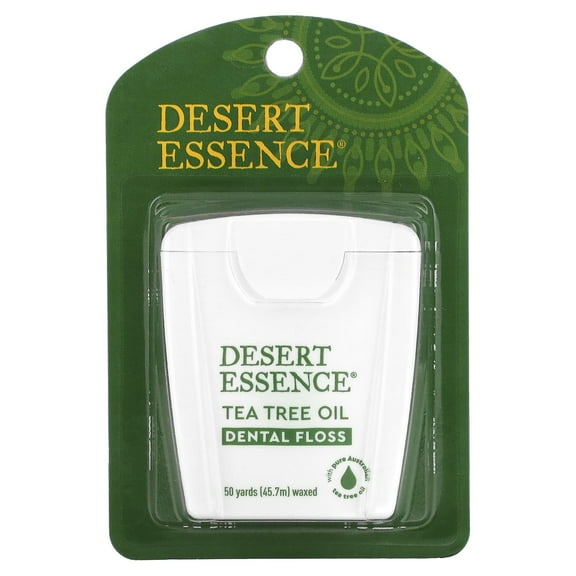 Desert Essence Dental Floss Tea Tree Oil -- 50 Yards Pack of 4