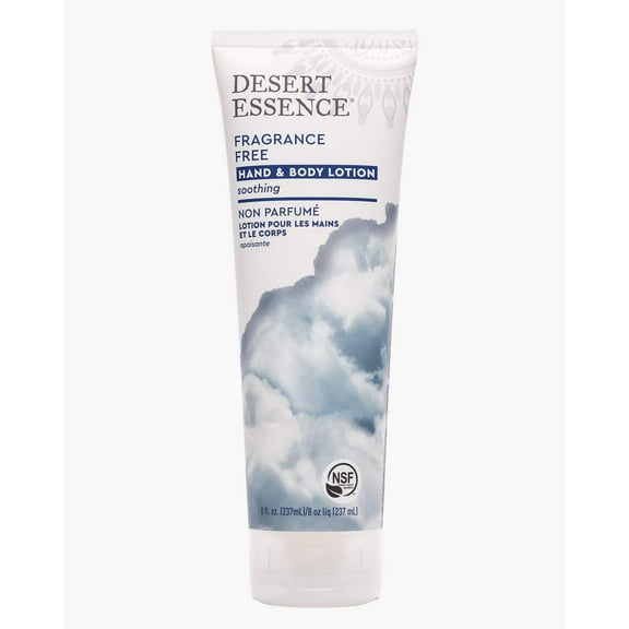 Desert Essence Fragrance Free Hand and Body Lotion, 8 Ounce -- 6 per SF1