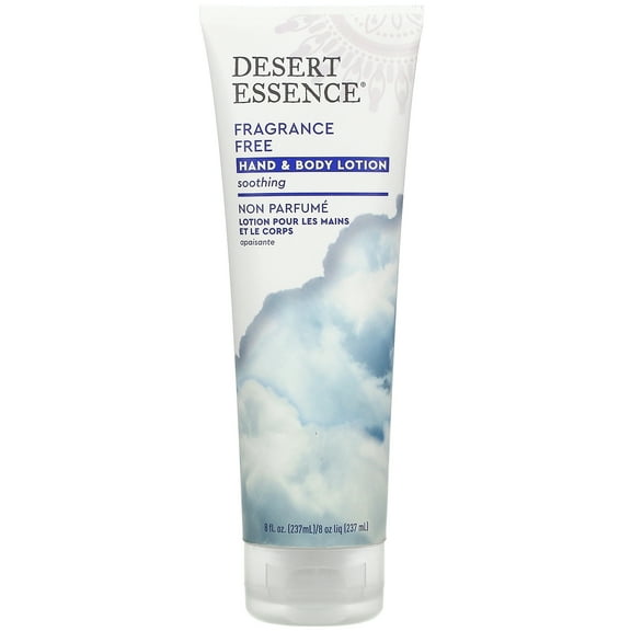 Desert Essence, Hand Body Lotion, Fragrance Free, 8 fl oz (237 ml)