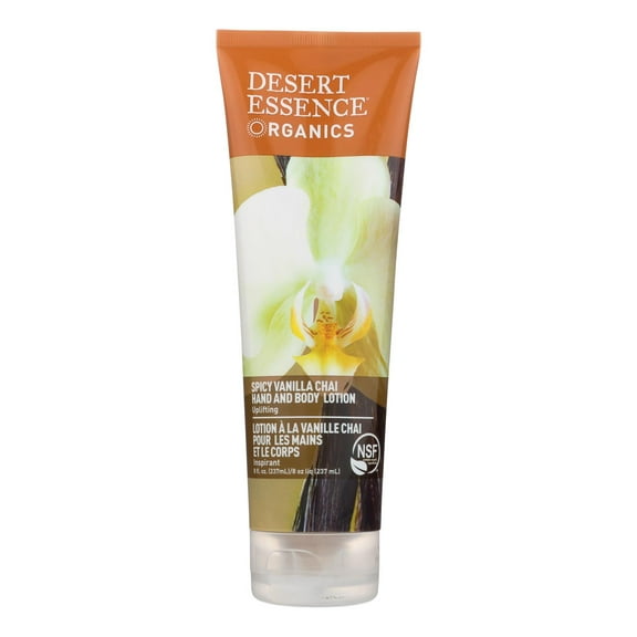 Desert Essence Hand and Body Lotion, Vanilla Chai, 8?Oz