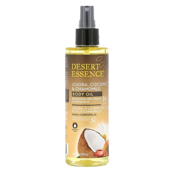 Desert Essence Jojoba, Coconut & Chamomile Body Oil Spray 8.28 fl oz Spray
