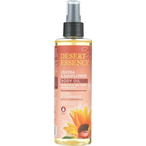 Desert Essence Jojoba & Sunflower Body Oil 8.28 oz Spray