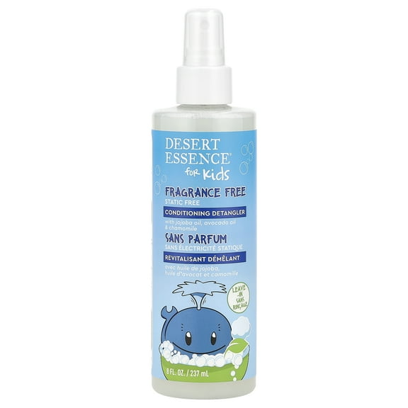 Desert Essence Kids, Conditioning Detangler, Fragrance Free, 8 fl oz (237 ml)
