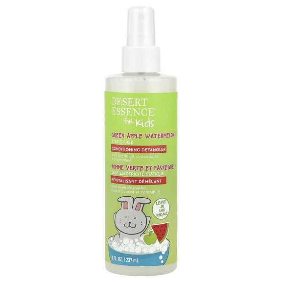 Desert Essence Kids, Conditioning Detangler, Green Apple Watermelon, 8 fl oz (237 ml)