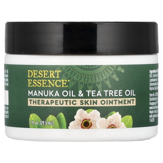 Desert Essence Therapeutic Skin Ointment, Manuka Oil & Tea Tree Oil, 1 fl oz (29.5 ml)