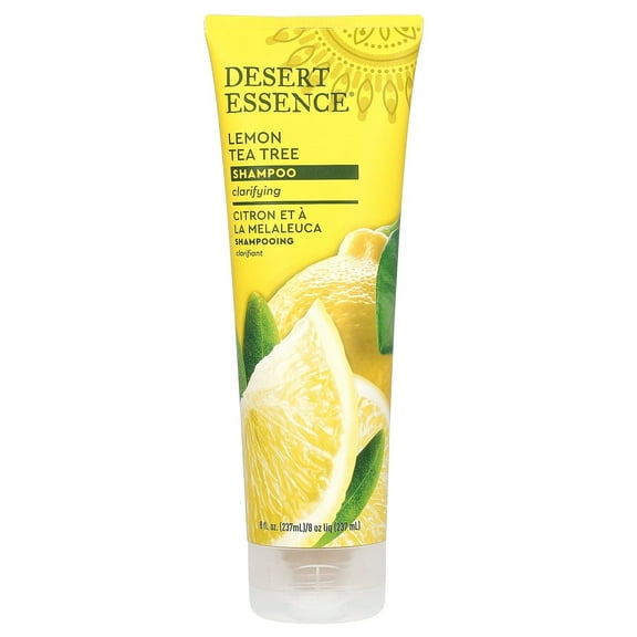 Desert Essence Organic Shampoo Lemon Tea Tree -- 8 fl oz Pack of 2