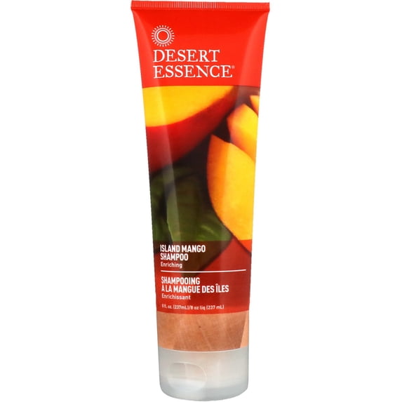Desert Essence Shampoo, Island Mango, 8 fl oz (237 ml)