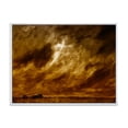 thumbnail image 1 of Desert Farmhouse Under Cloudy Sky II 20 in x 12 in Framed Photography Canvas Art Print, by Designart, 1 of 5