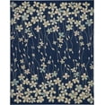 thumbnail image 1 of Desert Fields Contemporary Floral Navy 8' x 10' Area Rug, (8' x 10'), 1 of 6