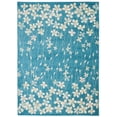 thumbnail image 1 of Desert Fields Contemporary Floral Turquoise 5'3" x 7'3" Area Rug, (5' x 7'), 1 of 6