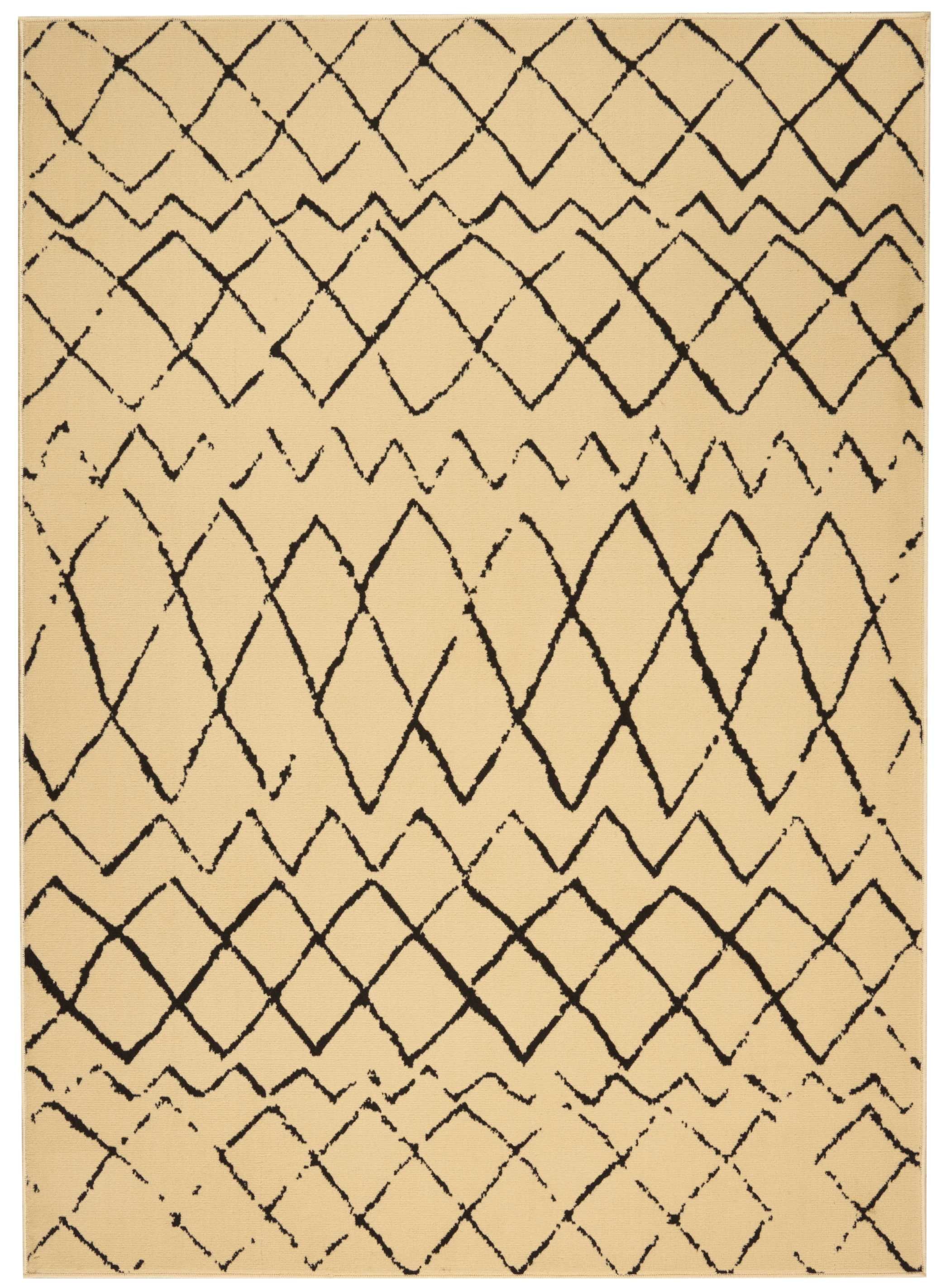 Desert Fields Contemporary Geometric Loomed Area Rug, 5' x 7'