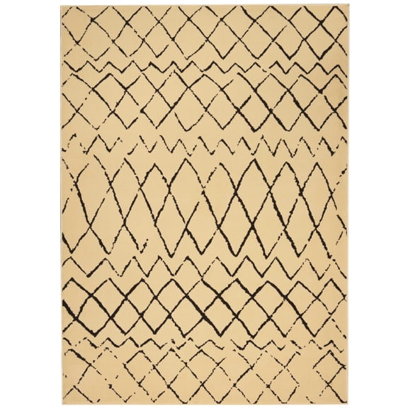Desert Fields Contemporary Geometric Loomed Area Rug, 5' x 7'