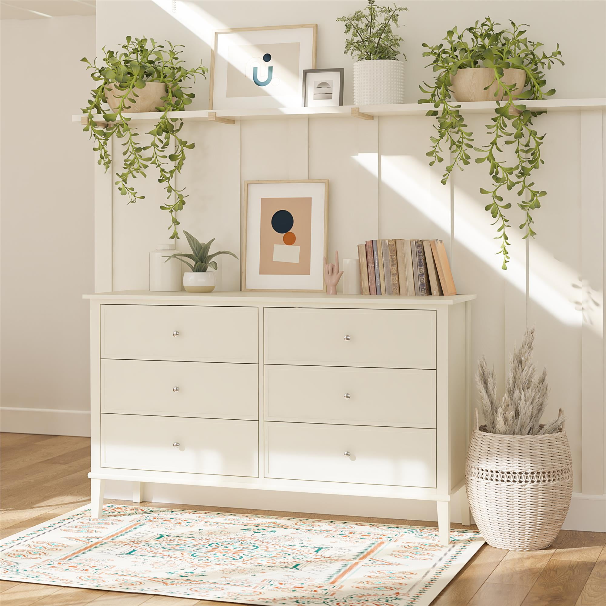 Boho white dresser discount