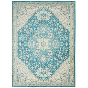 Desert Fields Traditional Medallion Loomed Area Rug, 5' x 7'