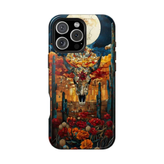 Desert Glass Art Minimal Style Case for iPhone 17 11 12 13 14 15 16 Pro Max