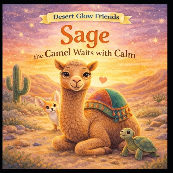 Desert Glow Friends Sage the Camel Waits With Calm, (Paperback)