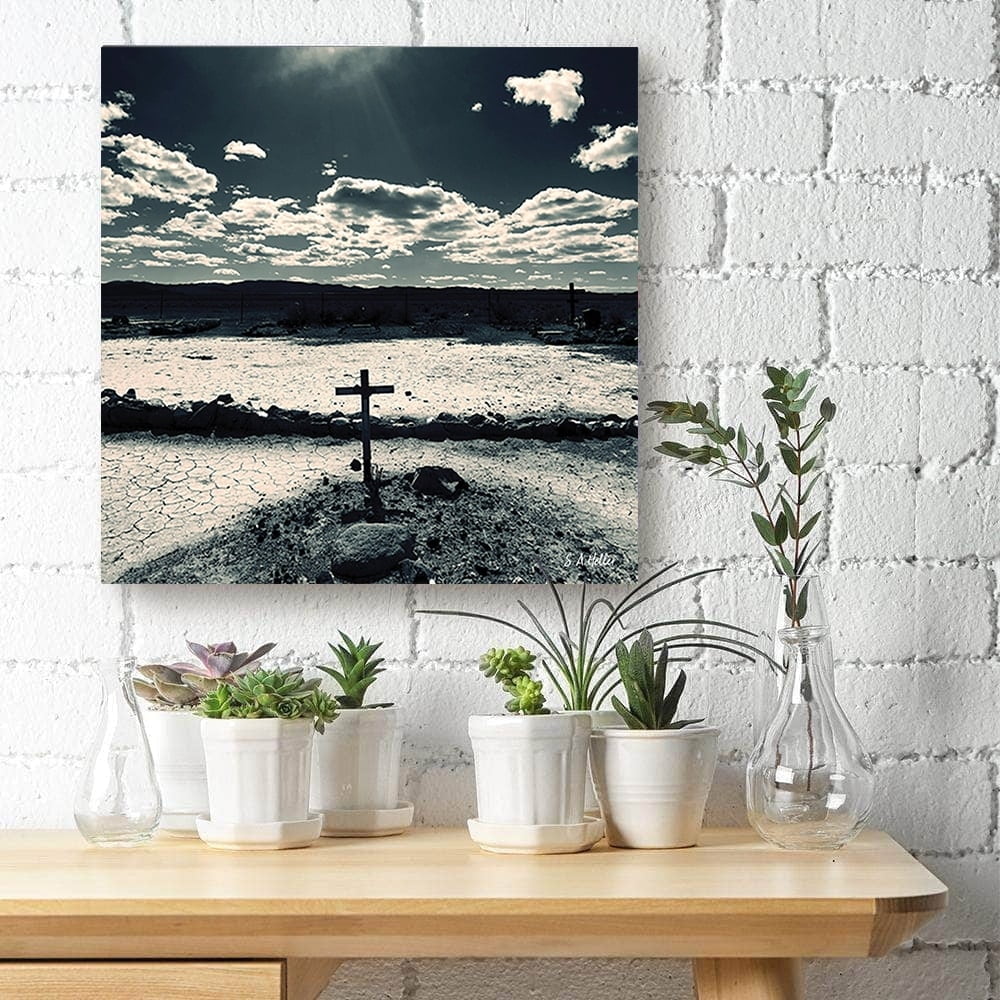 Desert Graveyard by Photographer Steven A. Heller - 16"x20" Canvas
