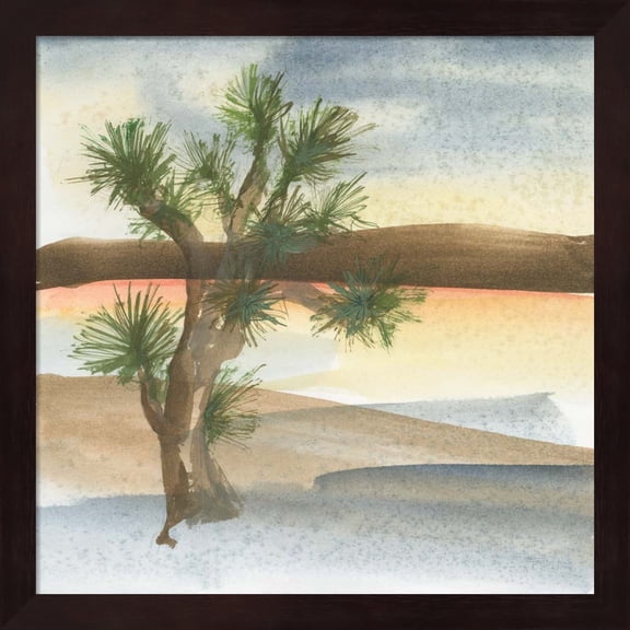 Desert Joshua Tree by Chris Paschke, Framed Wall Art, 13.25W x 13.25H