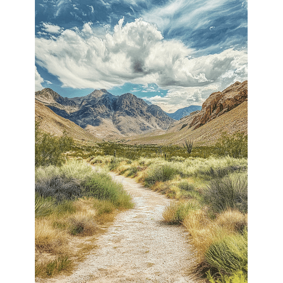 Desert Landscape Canvas Print/Wall Art Perfect for Living Room Bedroom Office Hallway and Yoga Studio Decoration.