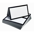 thumbnail image 1 of Desert Mercantile Tented Place Cards - 50 pack - Black Folded Place Cards are ideal as Wedding Place Cards, Buffet Food Label, Banquet tables, Cocktail Parties, and Name Cards., 1 of 5