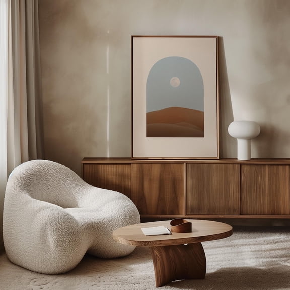 Desert Moroccan Minimalist Bohemian Arch Print
