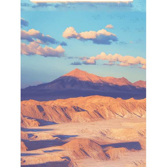 Desert Mountain Sunset Canvas Wall ArtPerfect for Living RoomBedroomOfficeHoteland Dining Room Decoration.