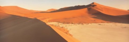 Desert Namibia Canvas Art - Panoramic Images (36 x 12)