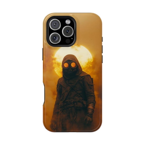 Desert Nomad Post Apocalyptic Wanderer Landscape Case with iPhone 17 to 11 Pro Max