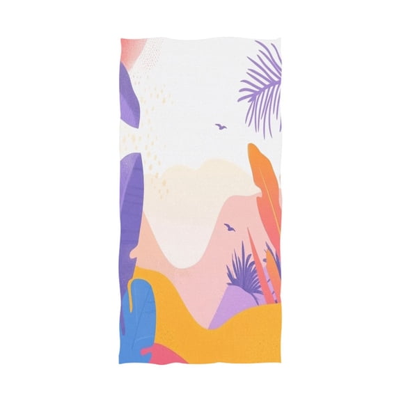 Desert Oasis 64''x32'' Bath Towels Lightweight Quick-Dry Breathable Soft for Gym Travel Swim