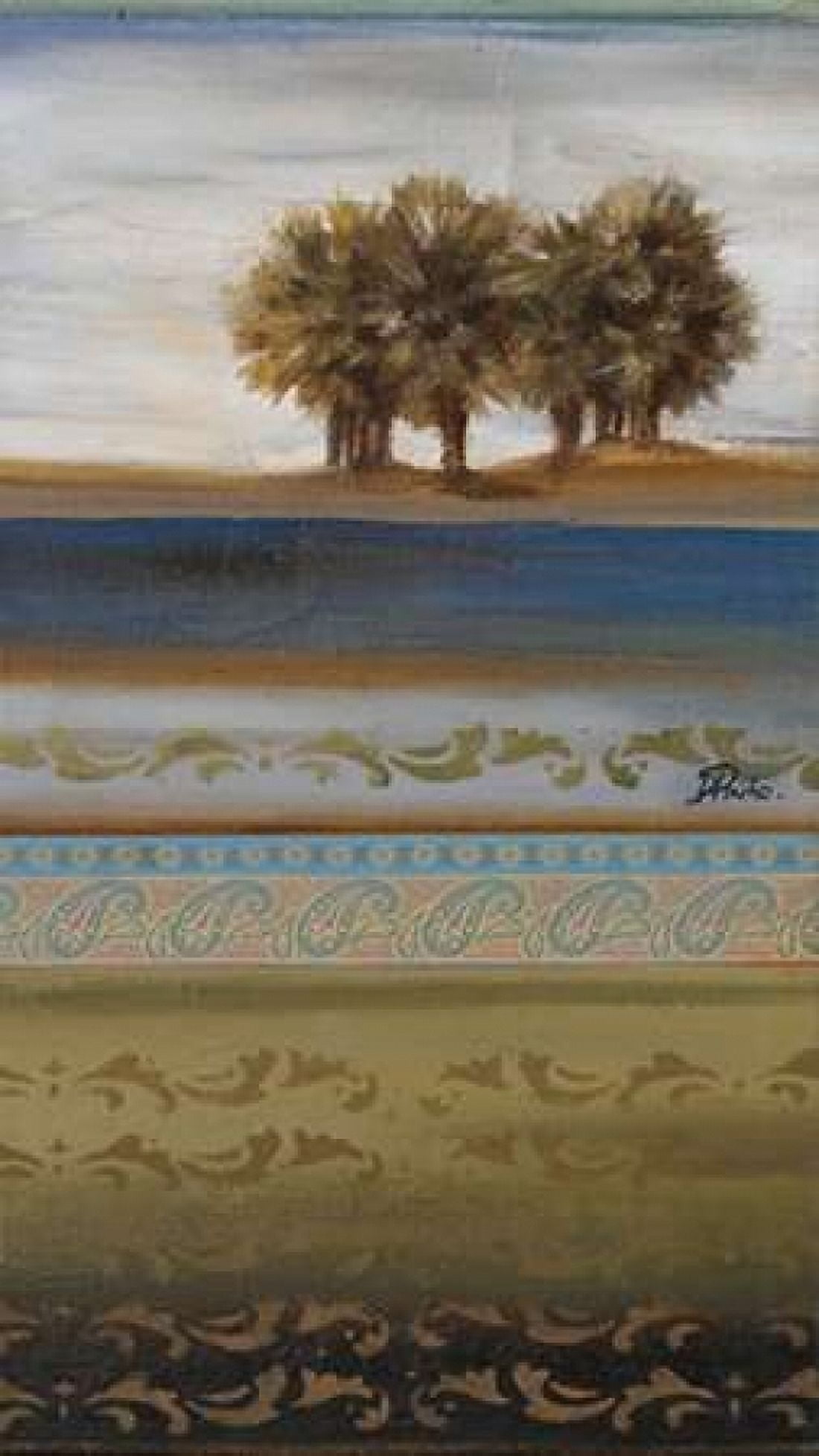 Desert Palms I Canvas Art - Patricia Pinto (24 x 36)