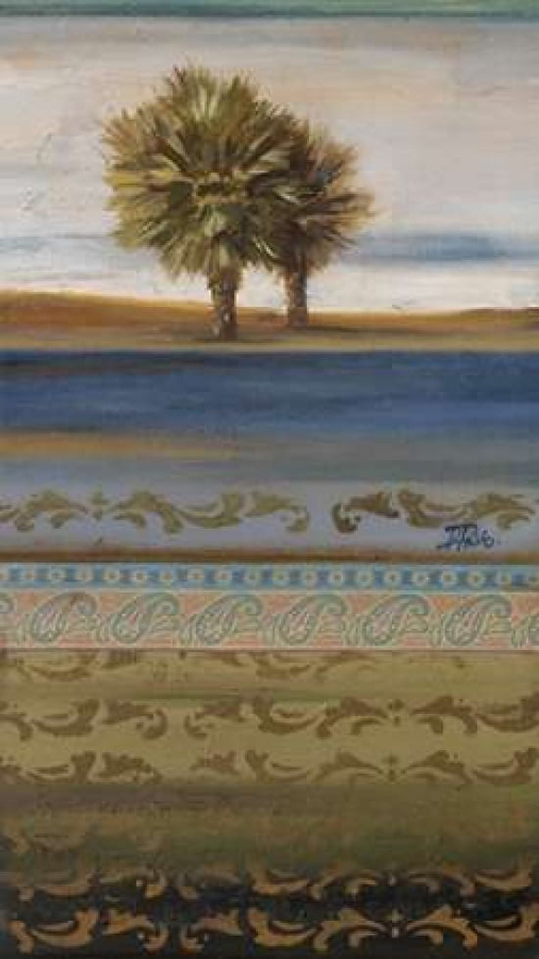 Desert Palms II Canvas Art - Patricia Pinto (12 x 18)
