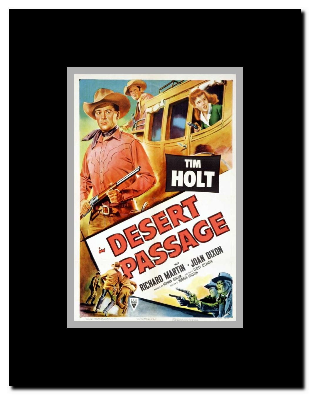 Desert Passage Framed Movie Poster