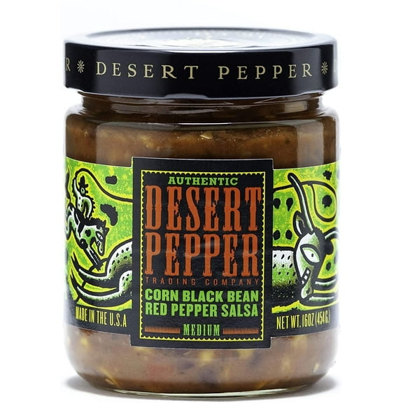 Desert Pepper Trading Salsa Corn Black Bean Red Pepper16 oz Pack of 3