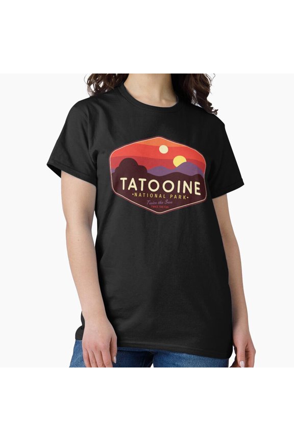 Desert Planet National Park T Shirt, Sci Fi Travel Graphic Tee, Space Shirt Size S-5XL