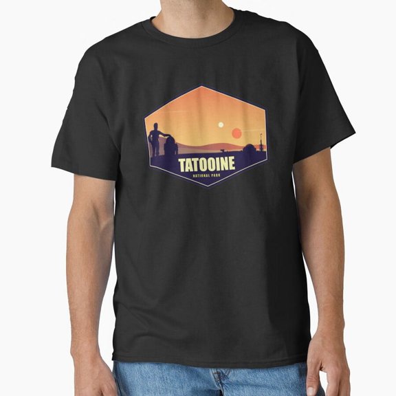 Desert Planet National Park T Shirt, Space Travel Graphic Tee, Sci Fi Shirt Size S-5XL