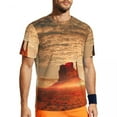 thumbnail image 1 of Desert Print T-Shirt Beach Maynard Dixon Streetwear T-Shirts Harajuku Tshirt For Men Desi, 1 of 5