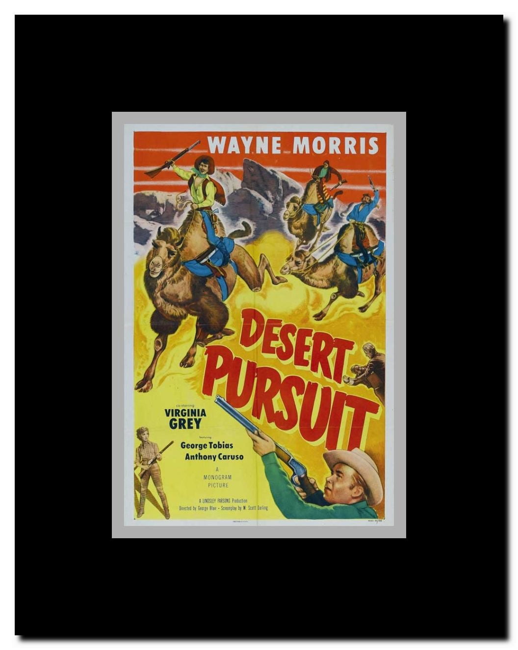 Desert Pursuit Framed Movie Poster