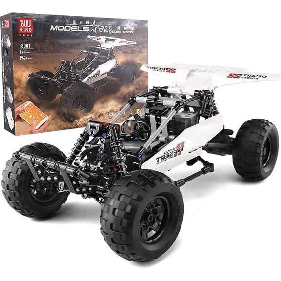 Desert Racing Building Kit, Remote Control Off-Road Buggy Racer Car Toy Building Blocks Set, for Kids Age 8+ (394 Pieces)
