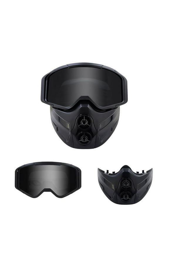 Desert Riding Wind Protection Full Frame Motorcycle Windshield Face Mask Shield