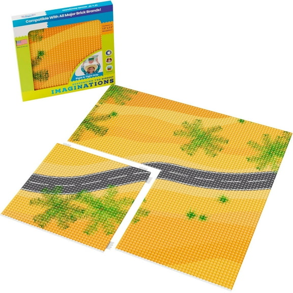 Desert Road Baseplate (4Pack)