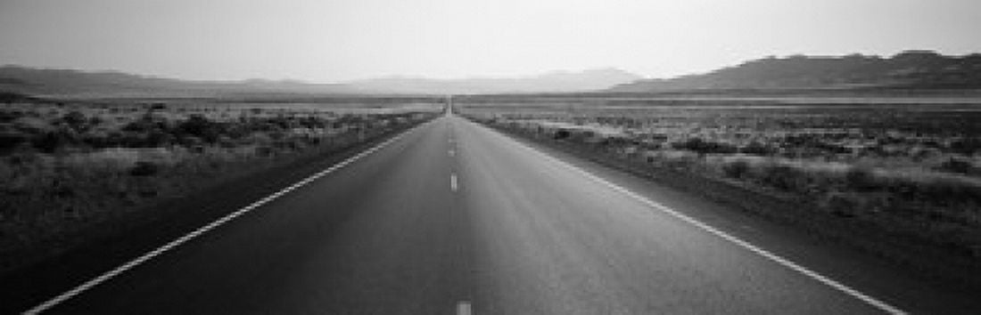 Desert Road Nevada USA Canvas Art - Panoramic Images (36 x 12)