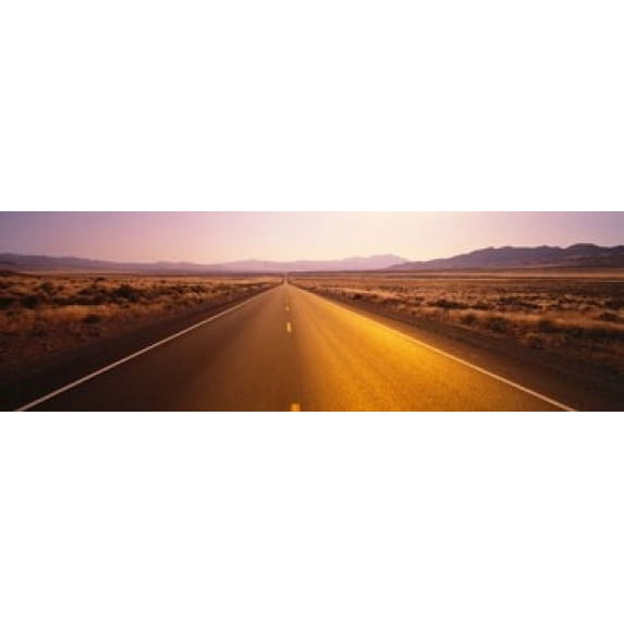 Desert Road, Nevada, USA Poster Print (18 x 6)