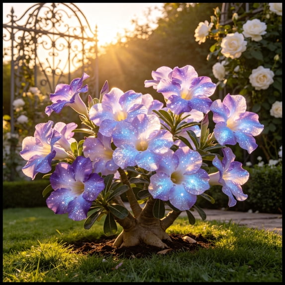 Desert Rose, Low Maintenance - Easy Grow - Ideal for Beds Borders, Plant Pots & Planters