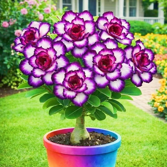Desert Rose, Low Maintenance - Easy Grow - Ideal for Beds Borders, Plant Pots & Planters