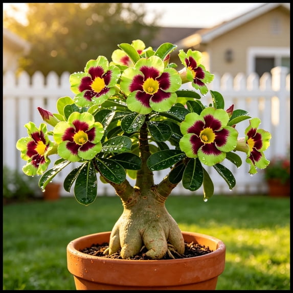 Desert Rose, Low Maintenance - Easy Grow - Ideal for Beds Borders, Plant Pots & Planters