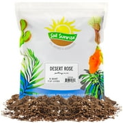 Desert Rose Potting Soil Mix 8 Quarts, Hand Blended Small Batch Soil Blend for Desert Rose Plant