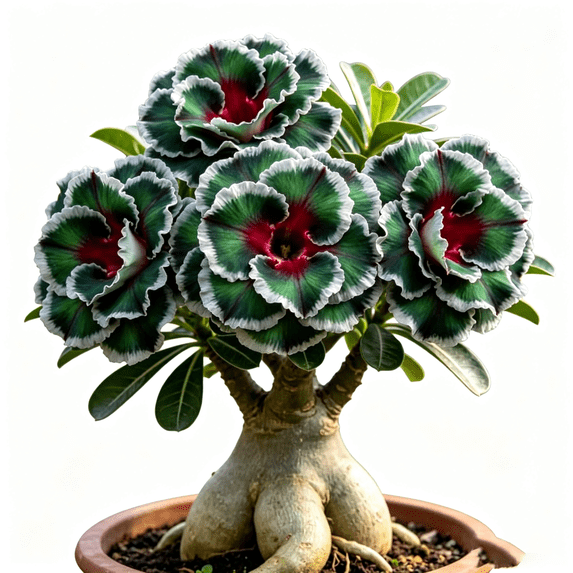 Desert Rose, Shade Plant for Gardens-Easy Grow-Low Maintenance-Ideal for Beds Borders, Plant Pots & Planters