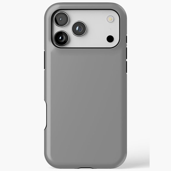 Desert Sage Grey Green Solid Tone Minimal Cover Phone Case 11 through 17 Pro Max